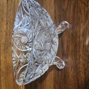 Elegant Pinwheel Footed Dish